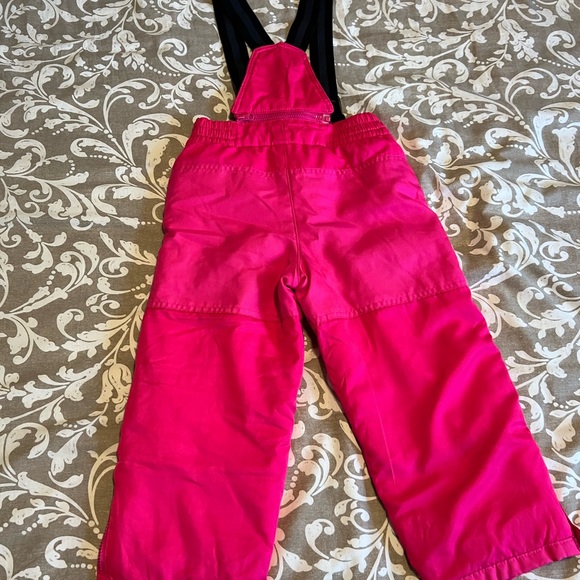 Snow Ski Pants Fuschia Pink Size 4-5 - Picture 3 of 4